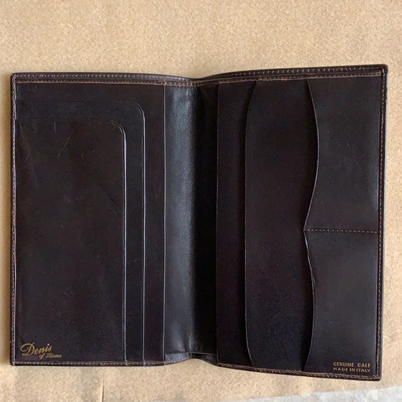 Denis of Florence Other - Vtg Retro “Denis of Florence” Genuine calf skin leather wallet made in Italy